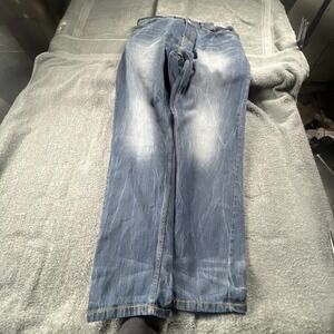 Vintage Sean John Baggy Faded Washed Y2K Wide Leg Jeans Size 32x32  Skater 2000s